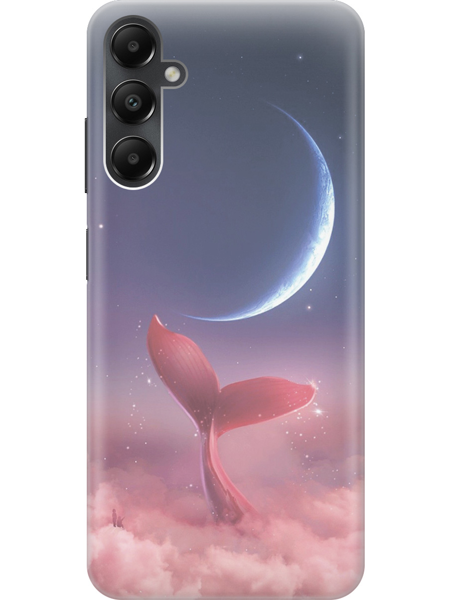 

Силиконовый чехол на Samsung Galaxy A05s "Небесный кит", Розовый;синий, 20001456