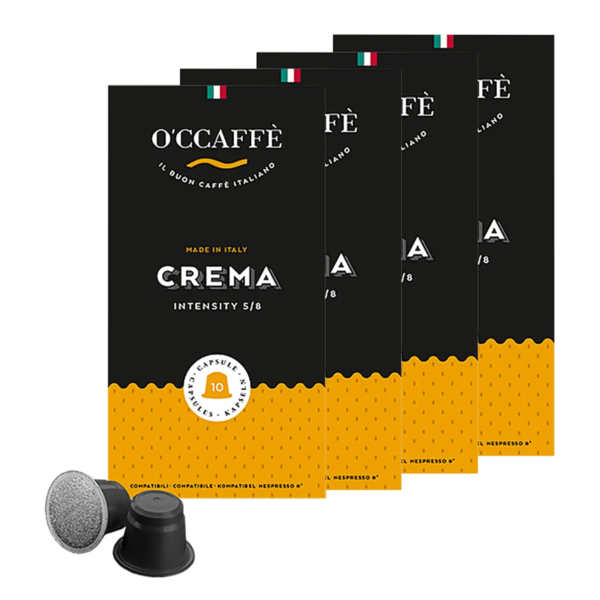 Кофе в капсулах O'CCAFFE Crema для системы Nespresso, 40 шт