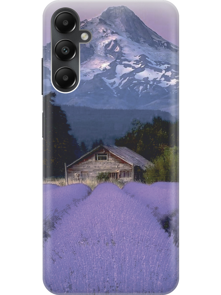 

Силиконовый чехол на Samsung Galaxy A05s "Лавандовое поле в горах", Зеленый;фиолетовый, 20001456