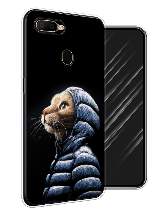 

Чехол Awog на Oppo A5s "Кот в капюшоне", Разноцветный, 252350-2