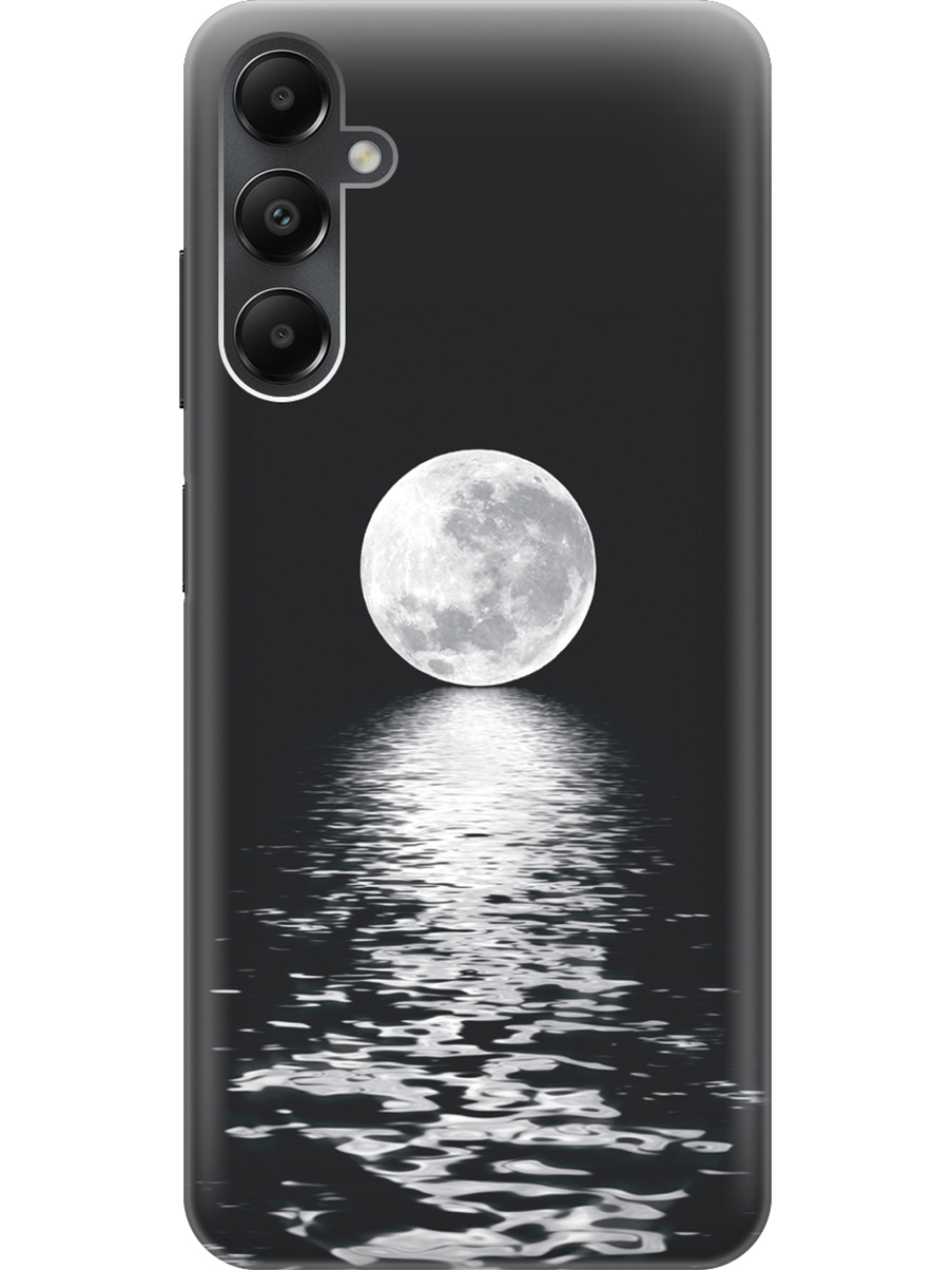 

Силиконовый чехол на Samsung Galaxy A05s "Луна над морем", Белый;черный, 20001456