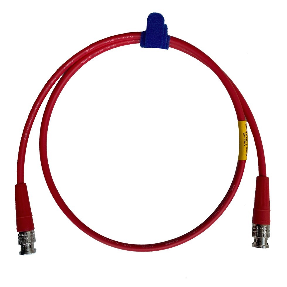 

Кабель видео 1xBNC - 1xBNC GS-PRO 12G SDI BNC-BNC mob red 0.2m, 12G SDI BNC-BNC mob red 0.2m