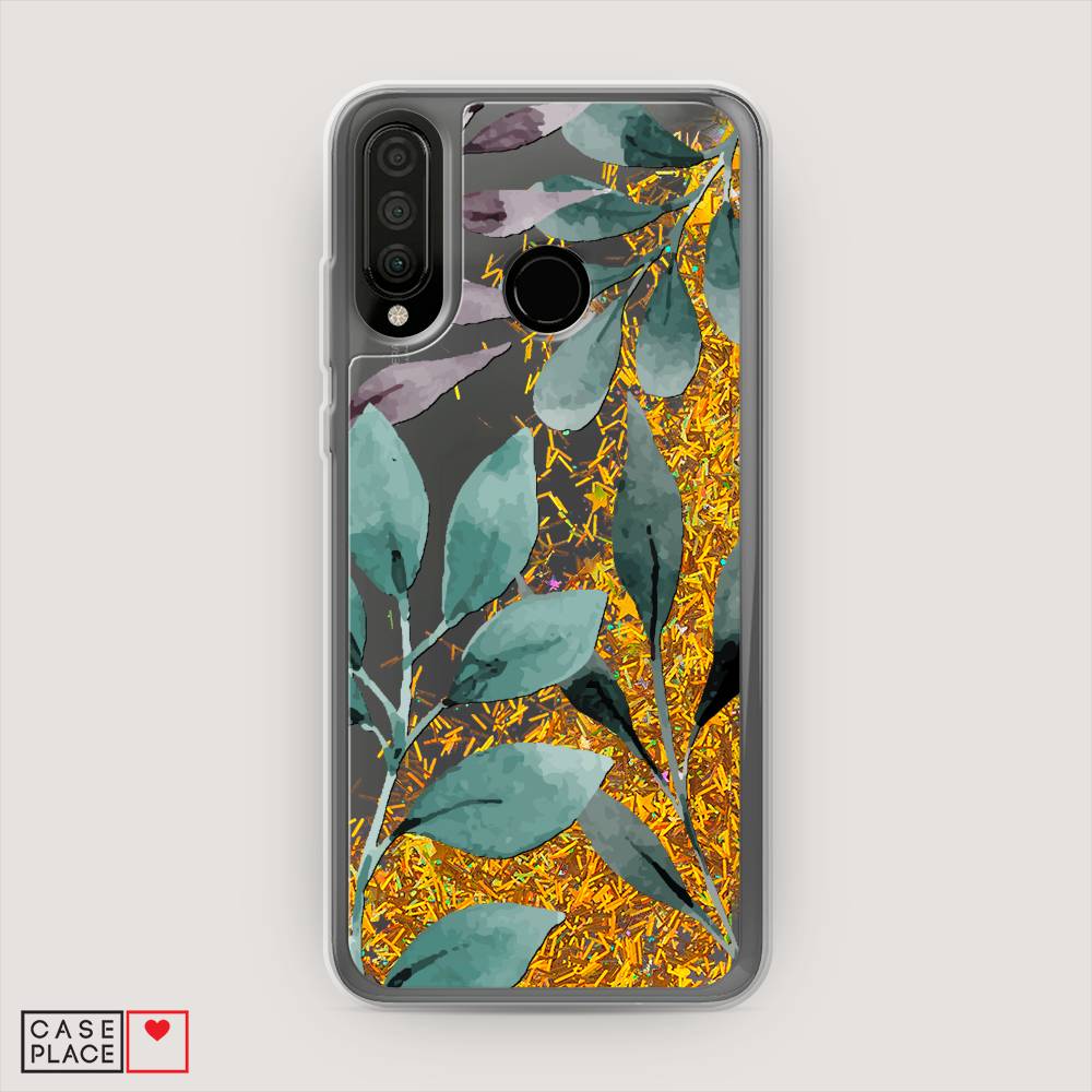 

Чехол Awog на Huawei P30 Lite "Листы цветов", Зеленый;прозрачный, 67990-1