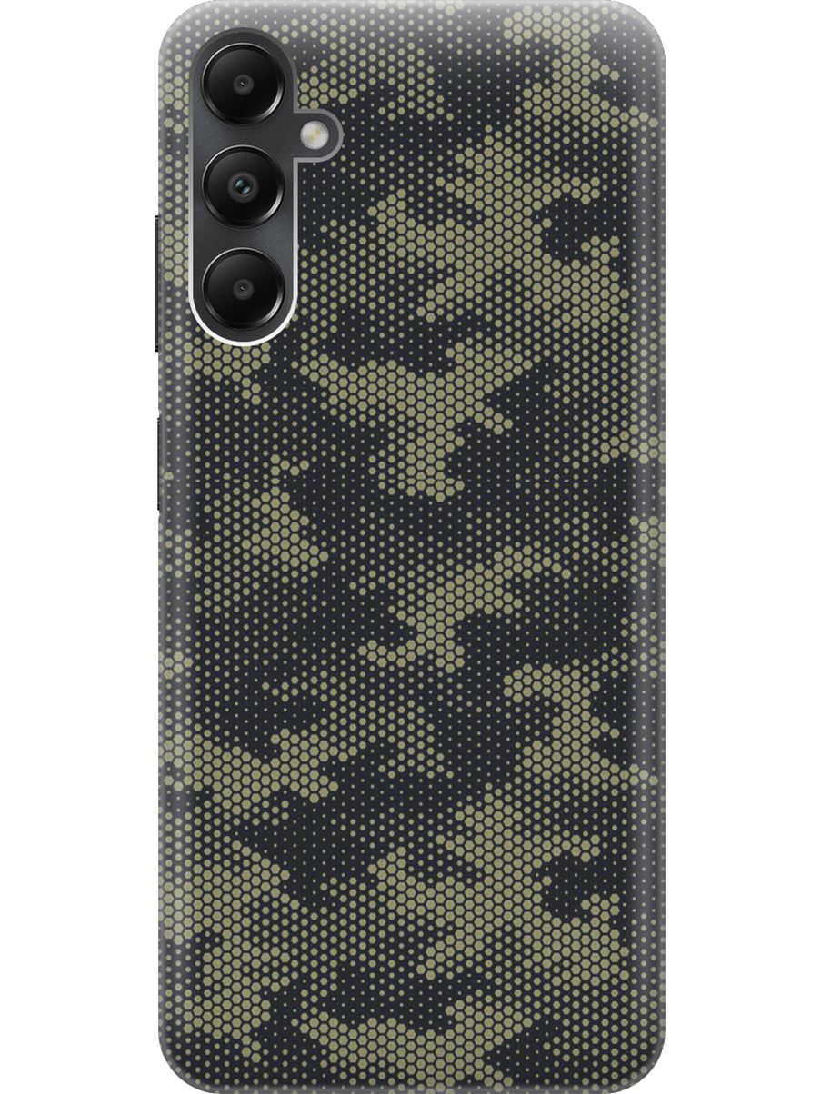 

Силиконовый чехол на Samsung Galaxy A05s "Цифровой камуфляж", Коричневый;черный, 20001456