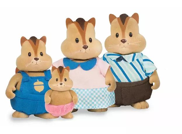

Набор игровой Lil Woodzeez Семья бурундуков, LW6158