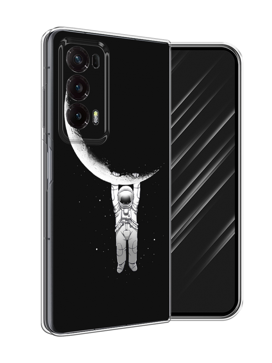 

Чехол Awog на Honor Magic V2 "Космонавт", Белый;черный, 6123550-1