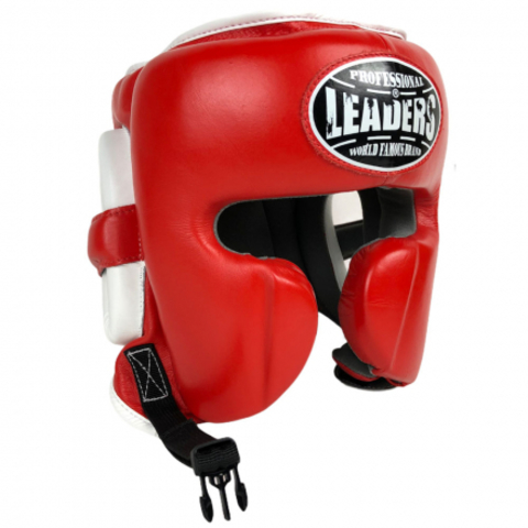 Шлем боксерский LEADERS LS MEX RD/WH XL