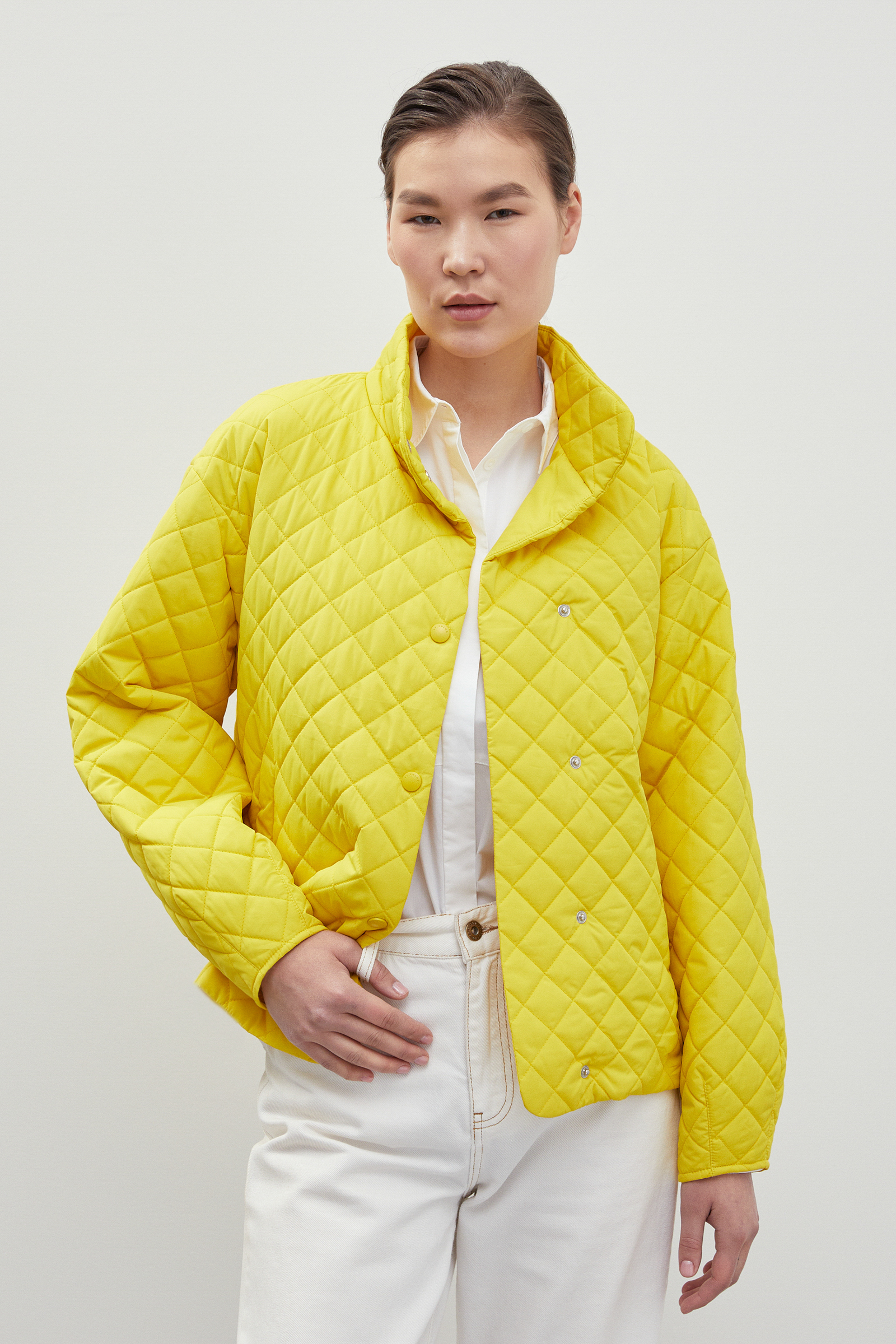 Куртка женская Finn Flare FBD11009 желтая XL