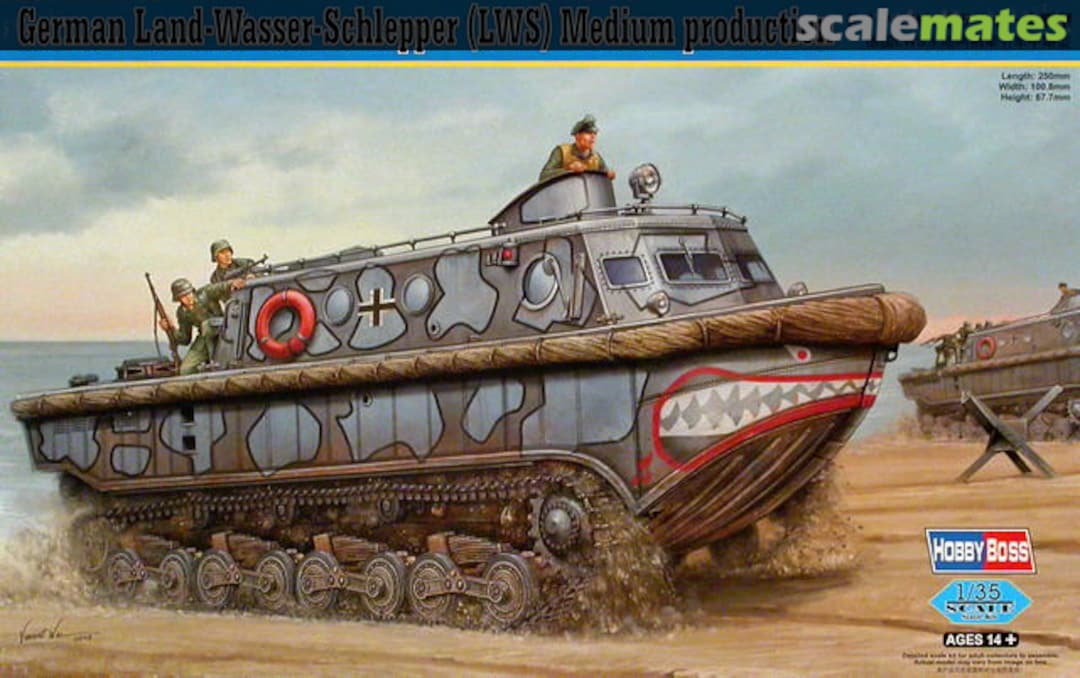 

Сборная модель German Land-Wasser-Schlepper (LWS), HobbyBoss, 82433