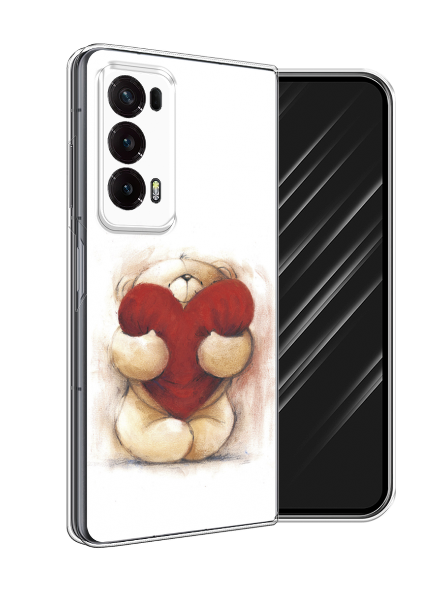

Чехол Awog на Honor Magic V2 "Мишка с сердцем 1", Белый;бордовый;бежевый, 6123550-1