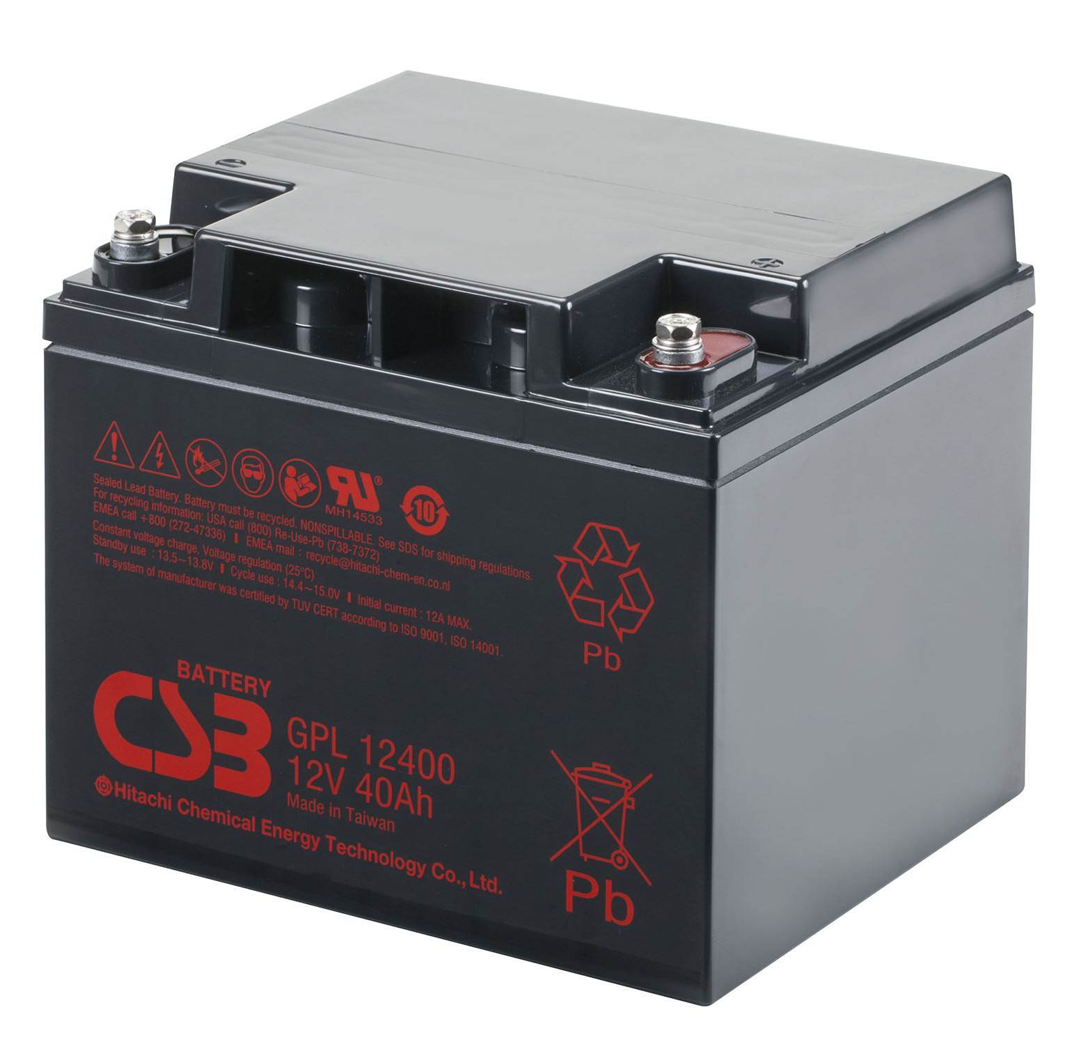 

Аккумулятор CSB GPL 12400, GPL12400