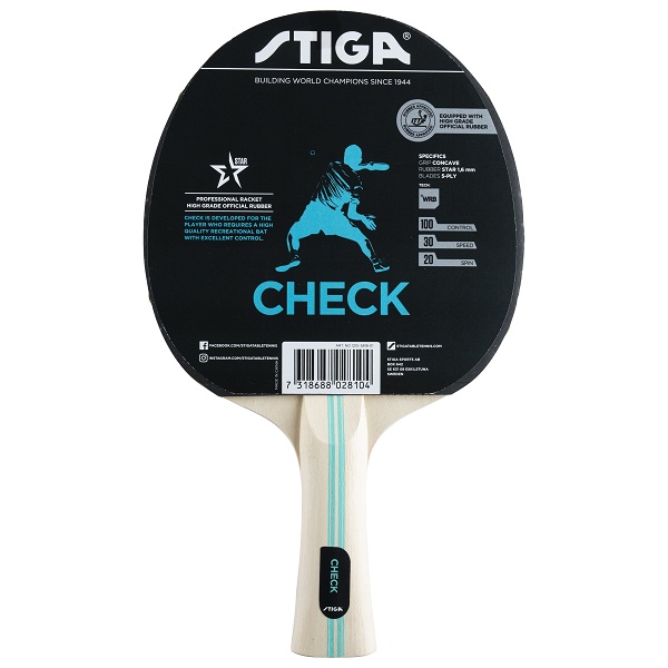 Ракетка для настольного тенниса Stiga Check Hobby WRB 1210-5818-01, CV