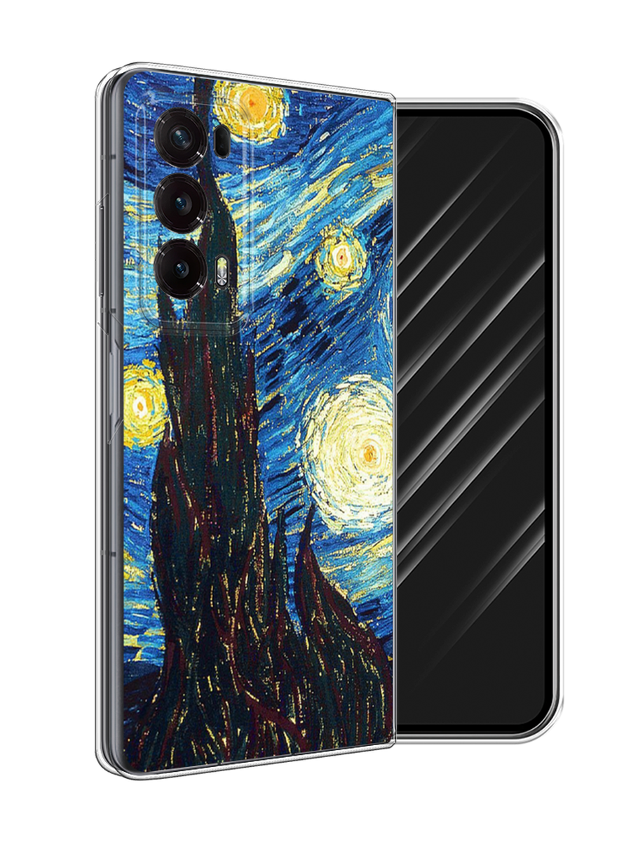 

Чехол Awog на Honor Magic V2 "Ван Гог Звездная ночь", Желтый, 6123550-1