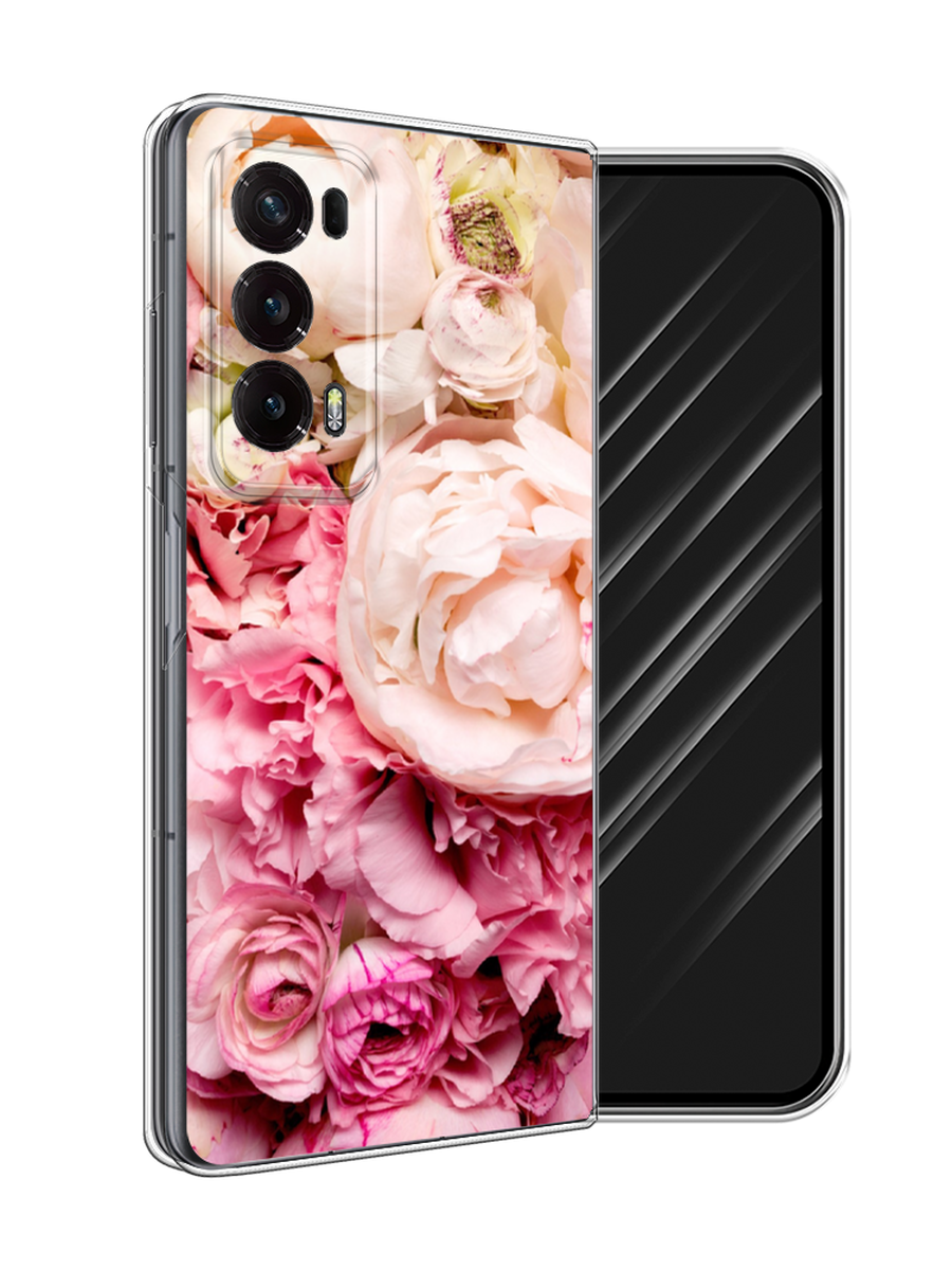 

Чехол Awog на Honor Magic V2 "Пионы яркие", Розовый, 6123550-1