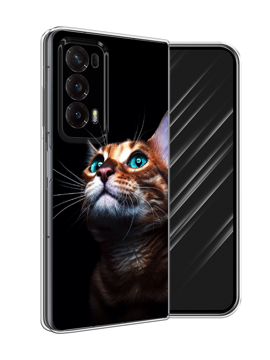 

Чехол Awog на Honor Magic V2 "Мечтательный кот", Коричневый, 6123550-1