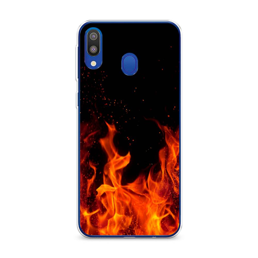 

Чехол Awog на Samsung Galaxy M20 "Все в огне", Разноцветный, 27450-4