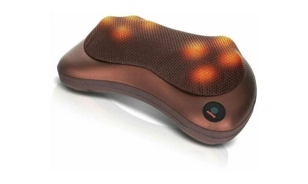 

Массажер для шеи, подушка массажная, Оранжевый