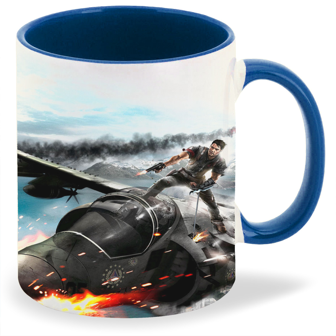 

Кружка CoolPodarok just cause 2 На крыше самолёта, just cause 2 На крыше самолёта