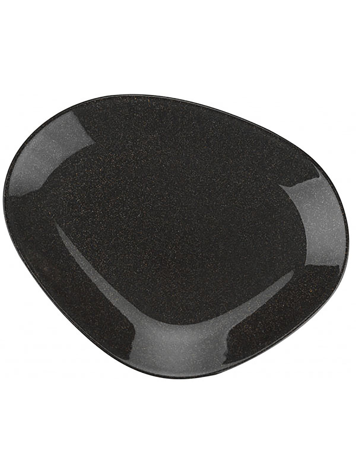 Тарелка сервировочная KUTAHYA Galaxy фарфор 35 см черный