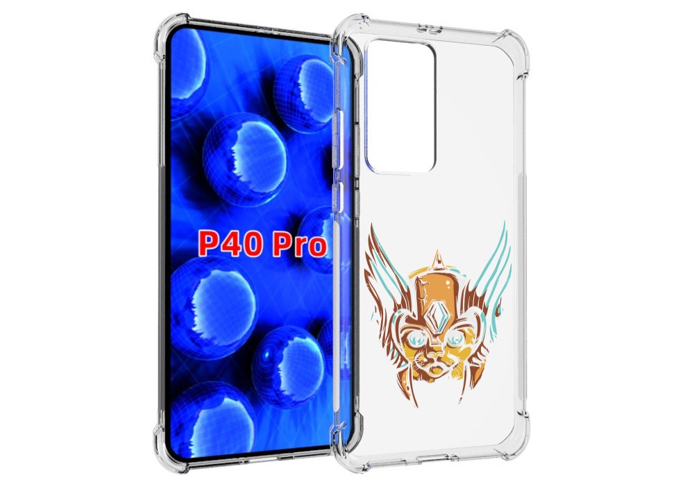 Чехол MyPads тор абстракция для Huawei P40 Pro противоударный