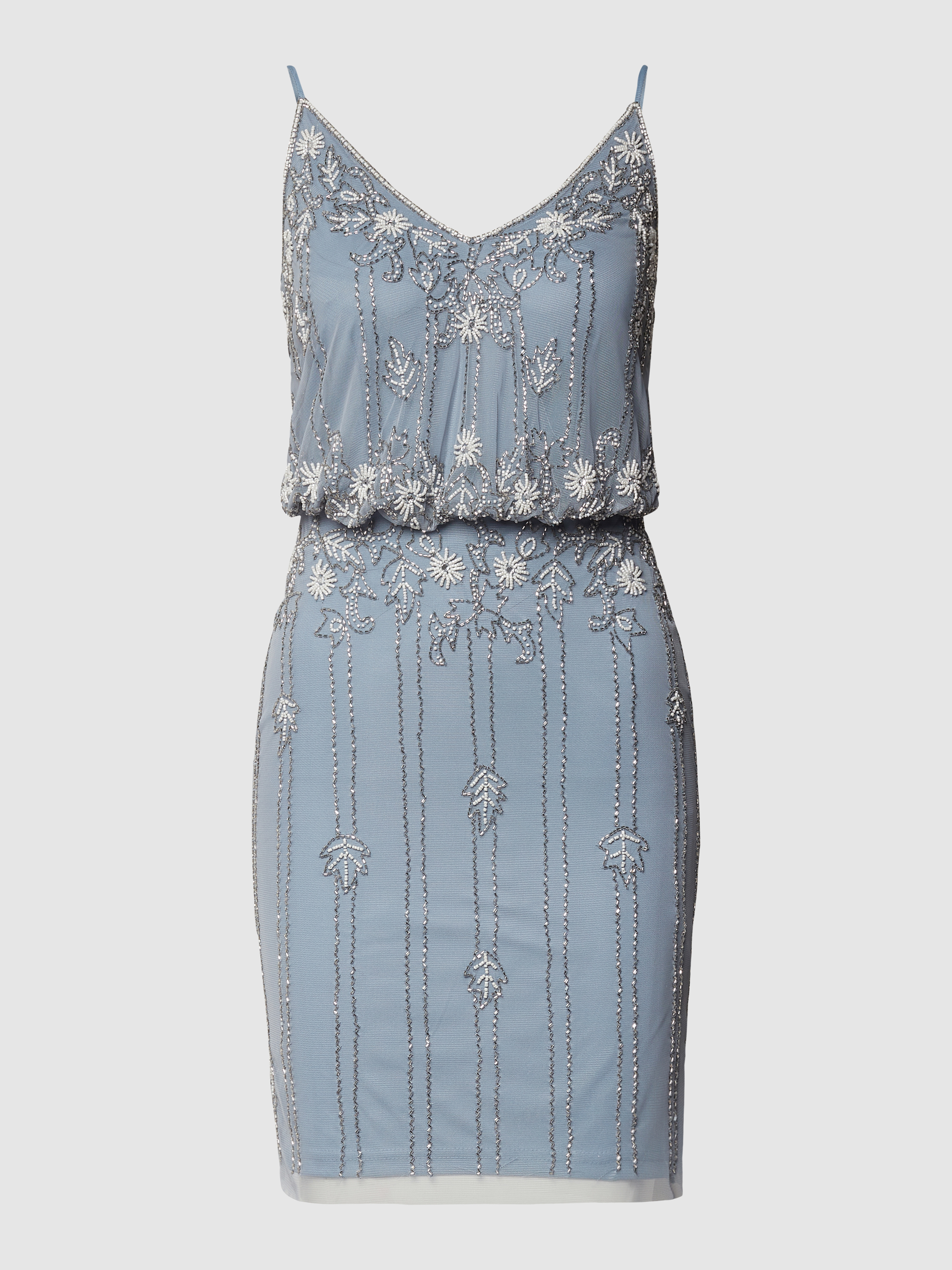 

Платье женское Lace & Beads 1552014 голубое 2XS (доставка из-за рубежа), Голубой, 1552014