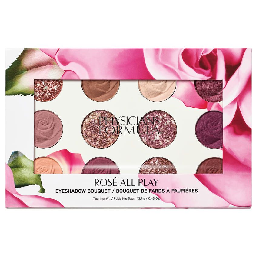 Палетка теней для век PHYSICIANS FORMULA Rose All Play Eyeshadow Bouquet, тон Роза, 13,7 г physicians formula палетка теней для век rose all play eyeshadow bouquet