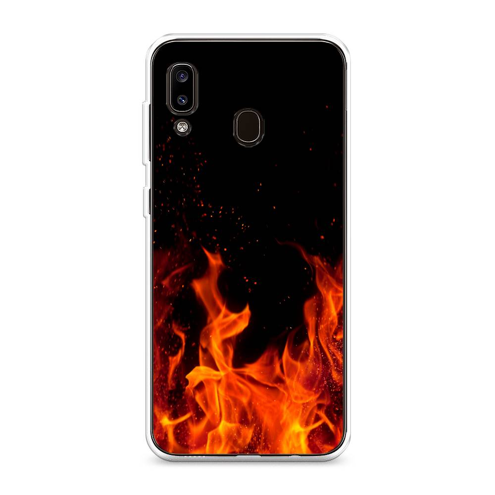 

Чехол Awog на Samsung Galaxy A20/A30 "Все в огне", Разноцветный, 27650-4