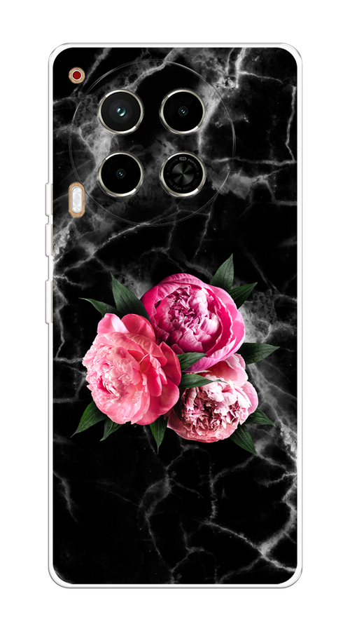 

Чехол на Tecno Camon 30 4G "Букет на черном мраморе", Черный;серый;розовый;зеленый;белый, 305650-1