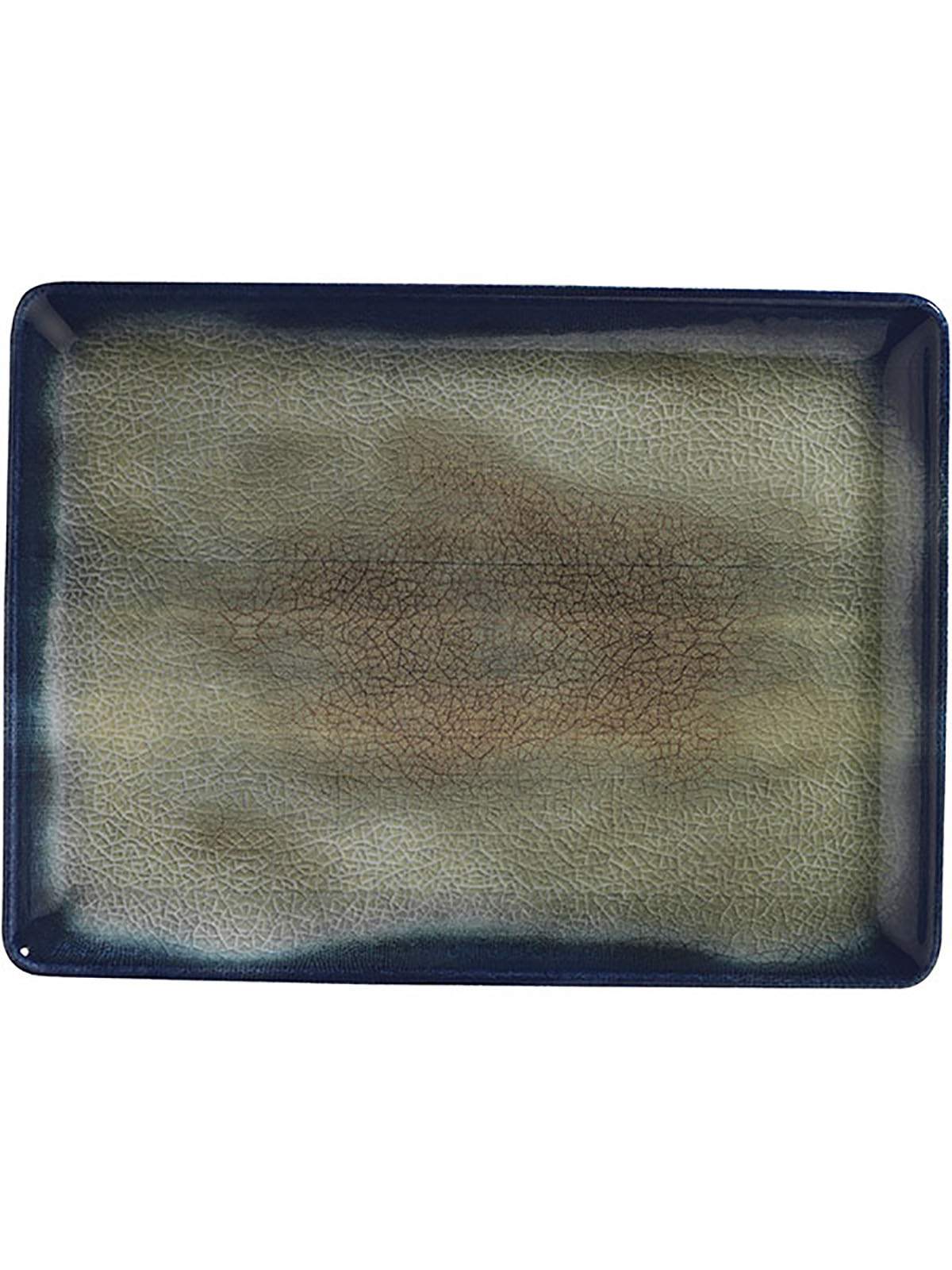 

Тарелка сервировочная KUTAHYA Nanocream Dark Blue фарфор 23x17 см темно-синий