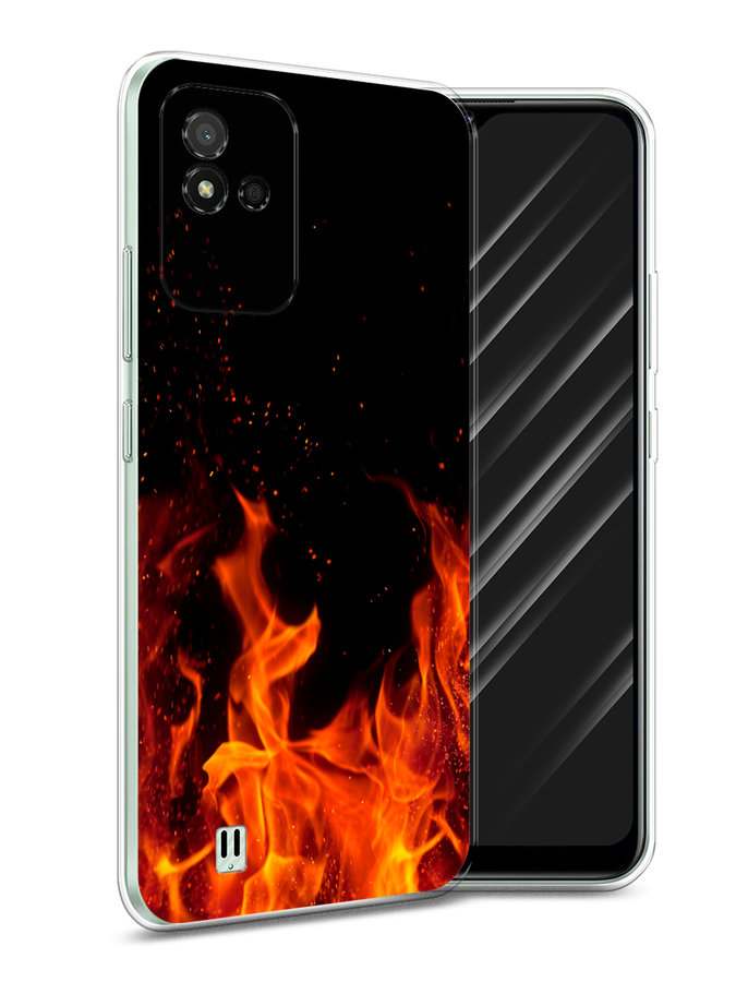 

Чехол Awog на Realme Narzo 50i "Все в огне", Разноцветный, 2510050-4