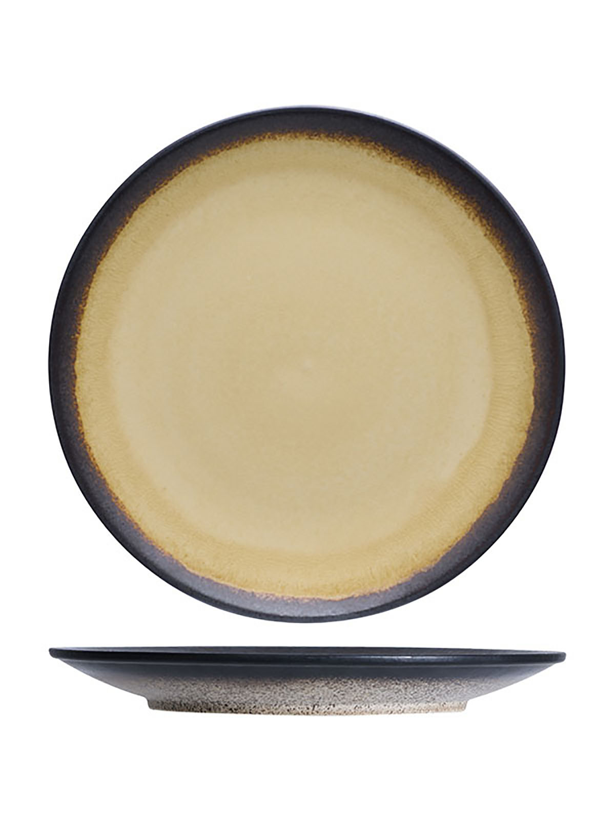 Тарелка мелкая Cosy&Trendy Fervido керамика 26,5 см желтый