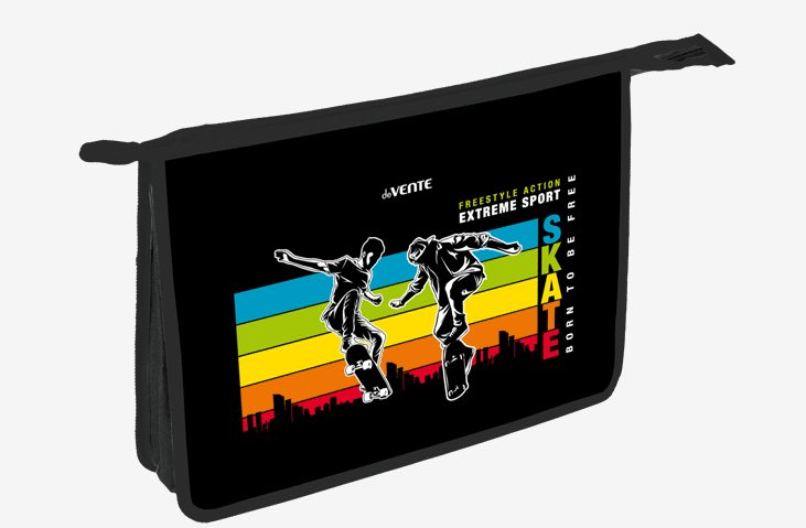 

Папка для тетрадей deVENTE А4 33,7х24,3см Skate фольга с конгревным тиснением 8см, Разноцветный, 1838787