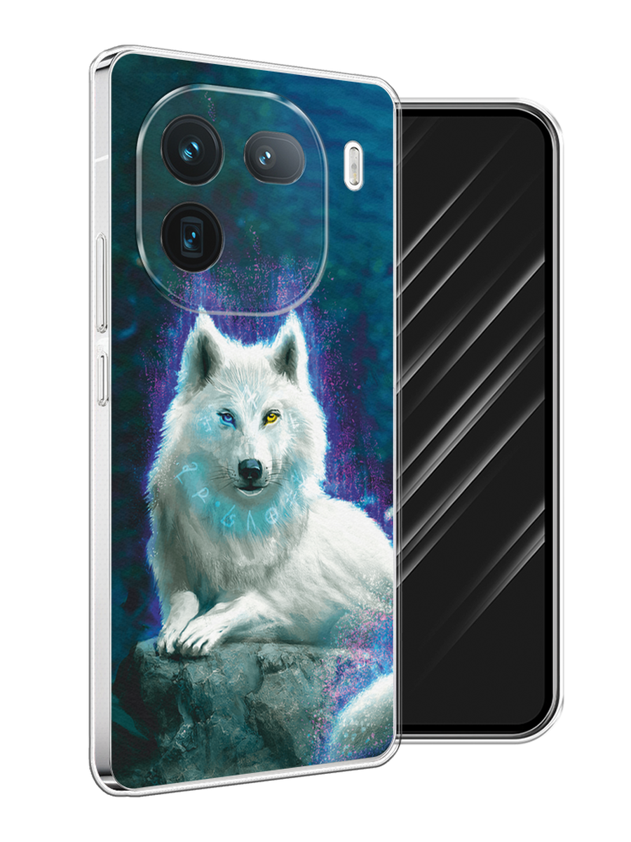 

Чехол Awog на Vivo iQOO 12 "Белоснежный волк", Белый;зеленый;фиолетовый, 2612050-1