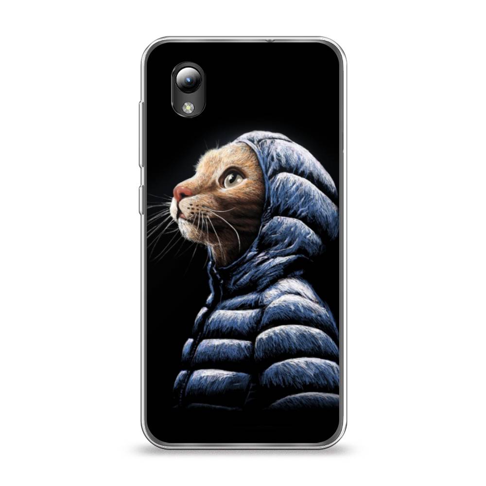 

Чехол Awog на ZTE Blade L8 / ЗТЕ Блэйд L8 "Кот в капюшоне", Разноцветный, 132850-2