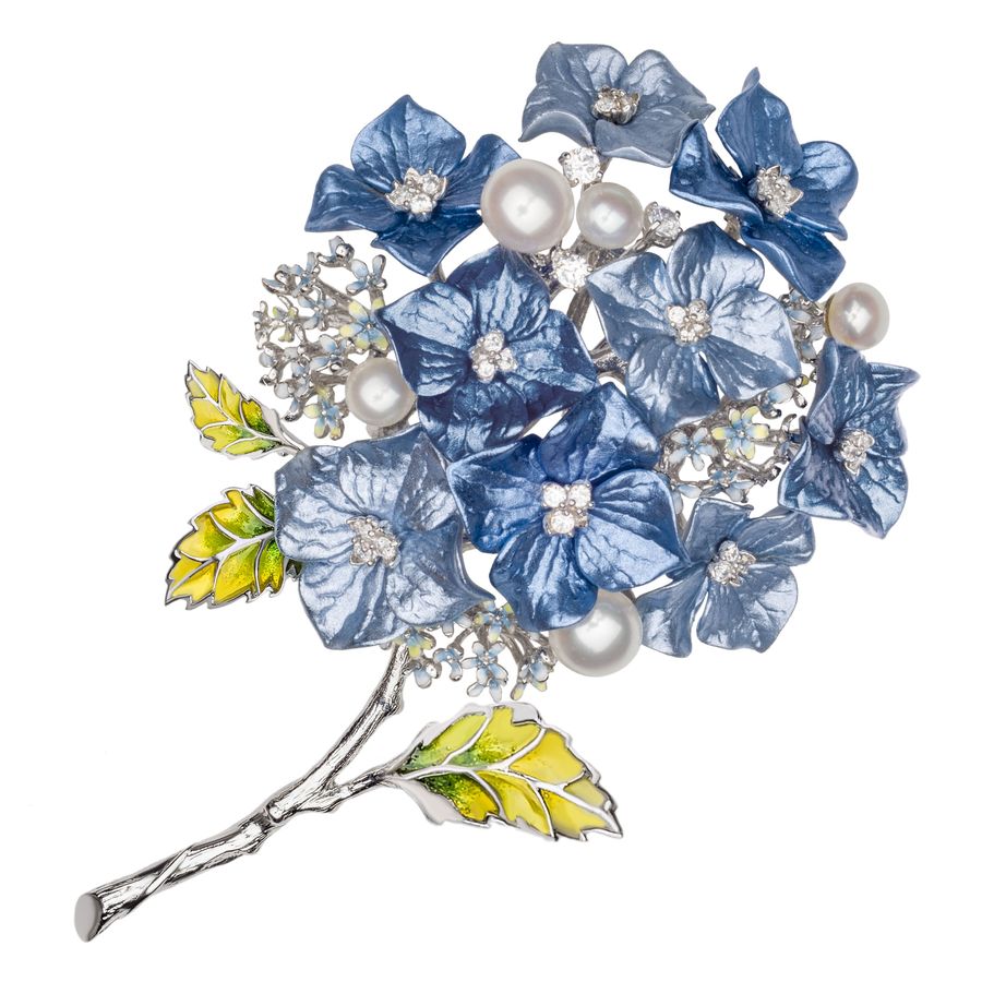 

Брошь из серебра с жемчугом Style Avenue HYDBR363, HYDBR363