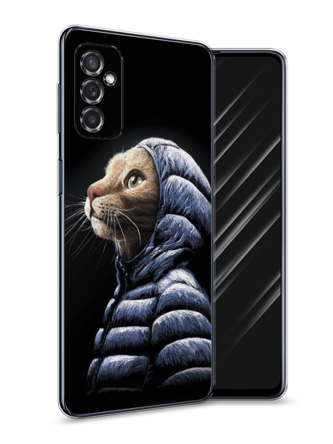 

Чехол Awog на Samsung Galaxy M52 / Самсунг M52 "Кот в капюшоне", Разноцветный, 2104350-2