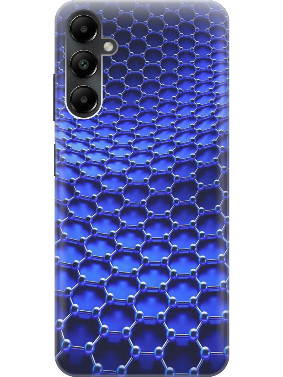 

Силиконовый чехол на Samsung Galaxy A05s "Молекулярная цепь", Синий;черный, 20001456