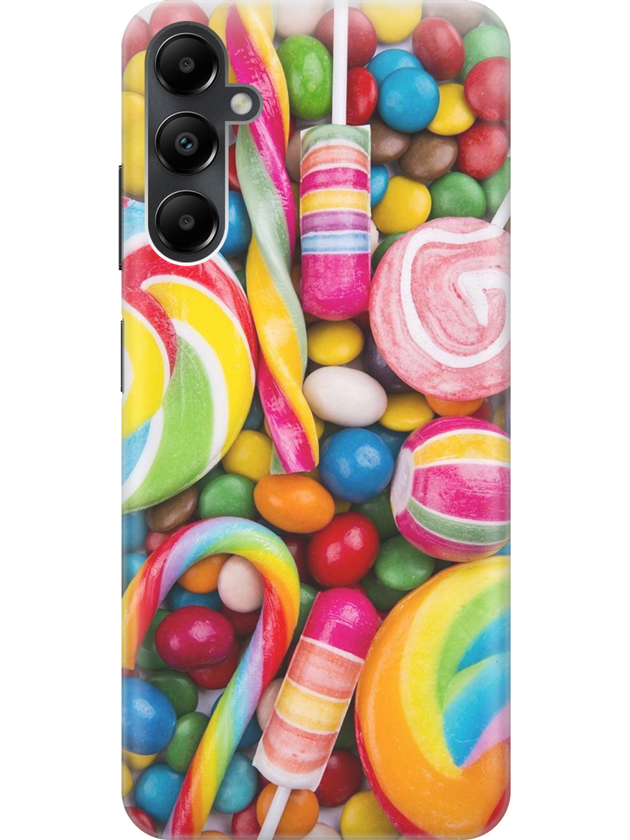 

Силиконовый чехол на Samsung Galaxy A05s "Сладости", Желтый;розовый, 20001456