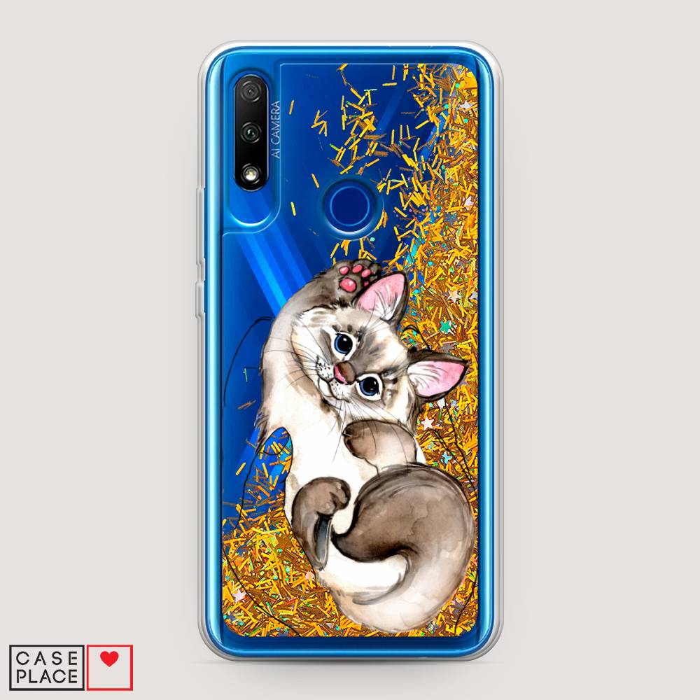 

Чехол Awog на Honor 9X "Котенок в ладошках", Коричневый, 69990-1