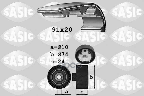 Комплект ремня ГРМ SASIC 1756055