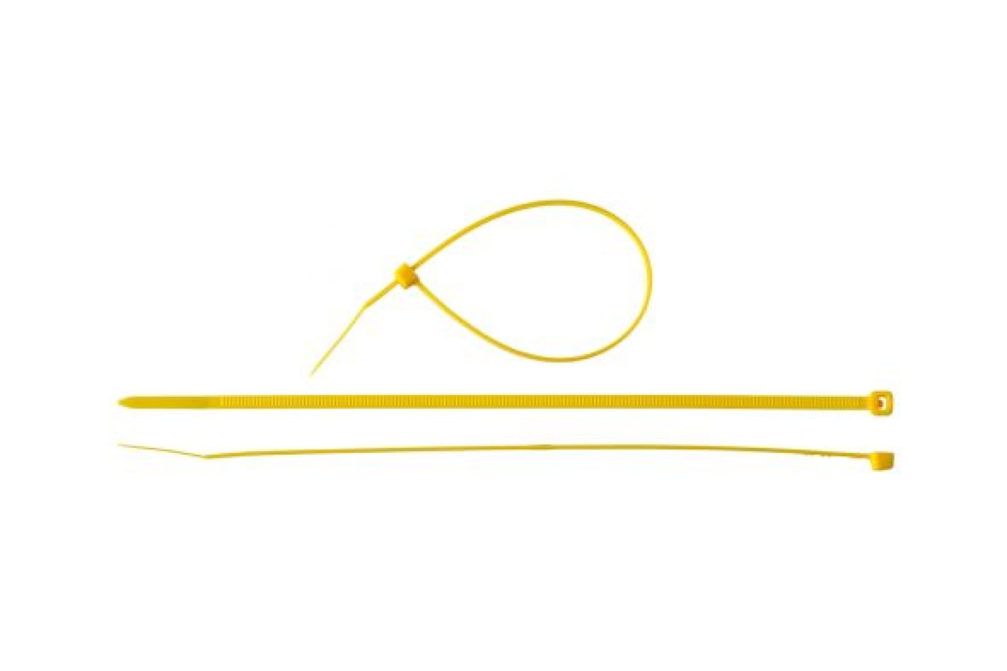 Хомуты нейлоновый ЗУБР КС-Ж1, 4.8x400мм, желтые, 100шт