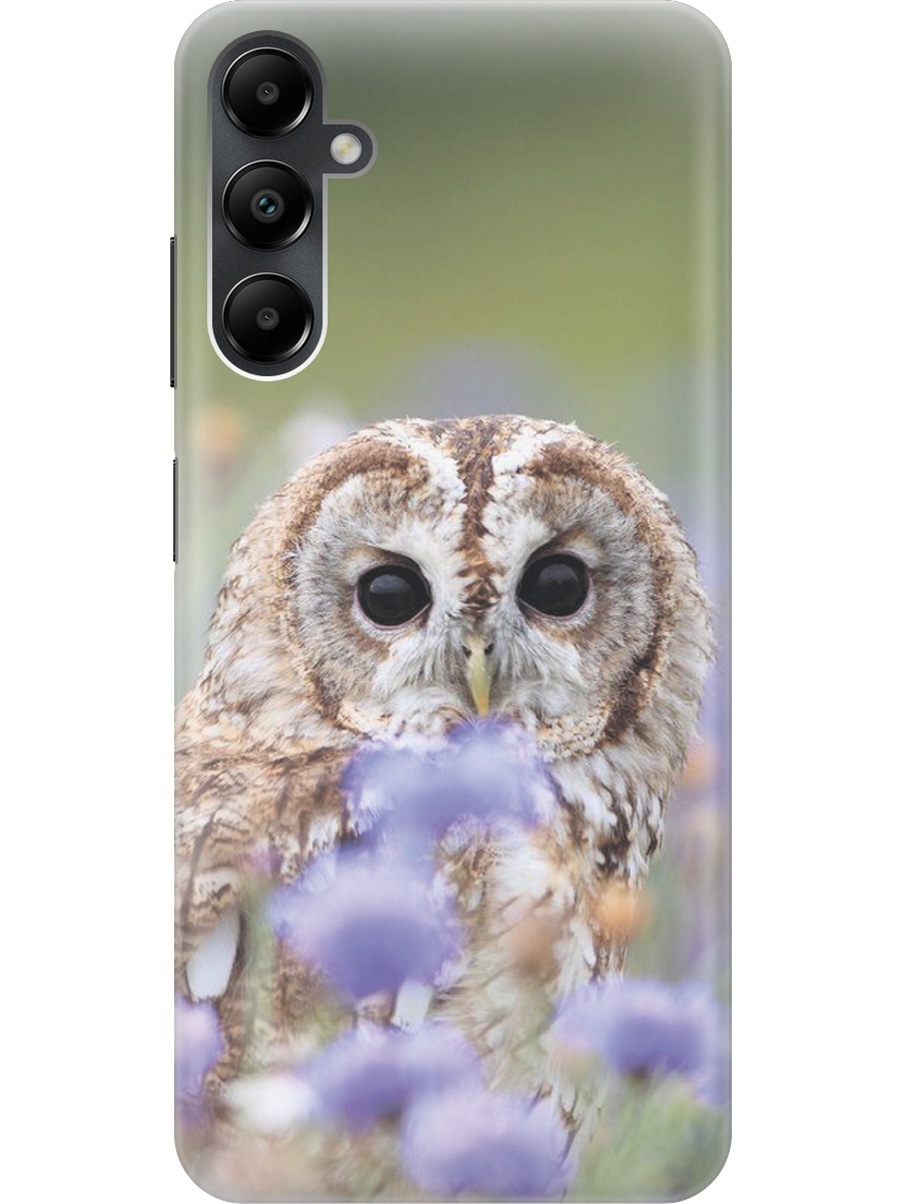 

Силиконовый чехол на Samsung Galaxy A05s "Сова и васильки", Белый;голубой;коричневый;серый, 20001456