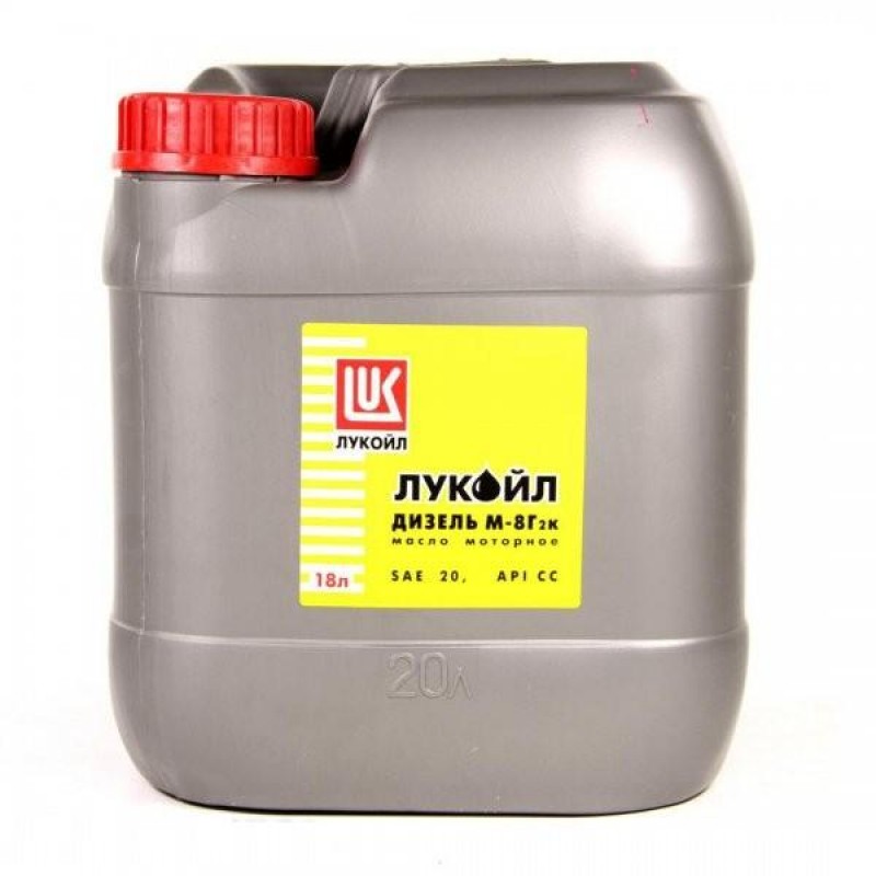 Моторное масло Lukoil минеральное sae 30 дизель м-8г2к api сс 20л