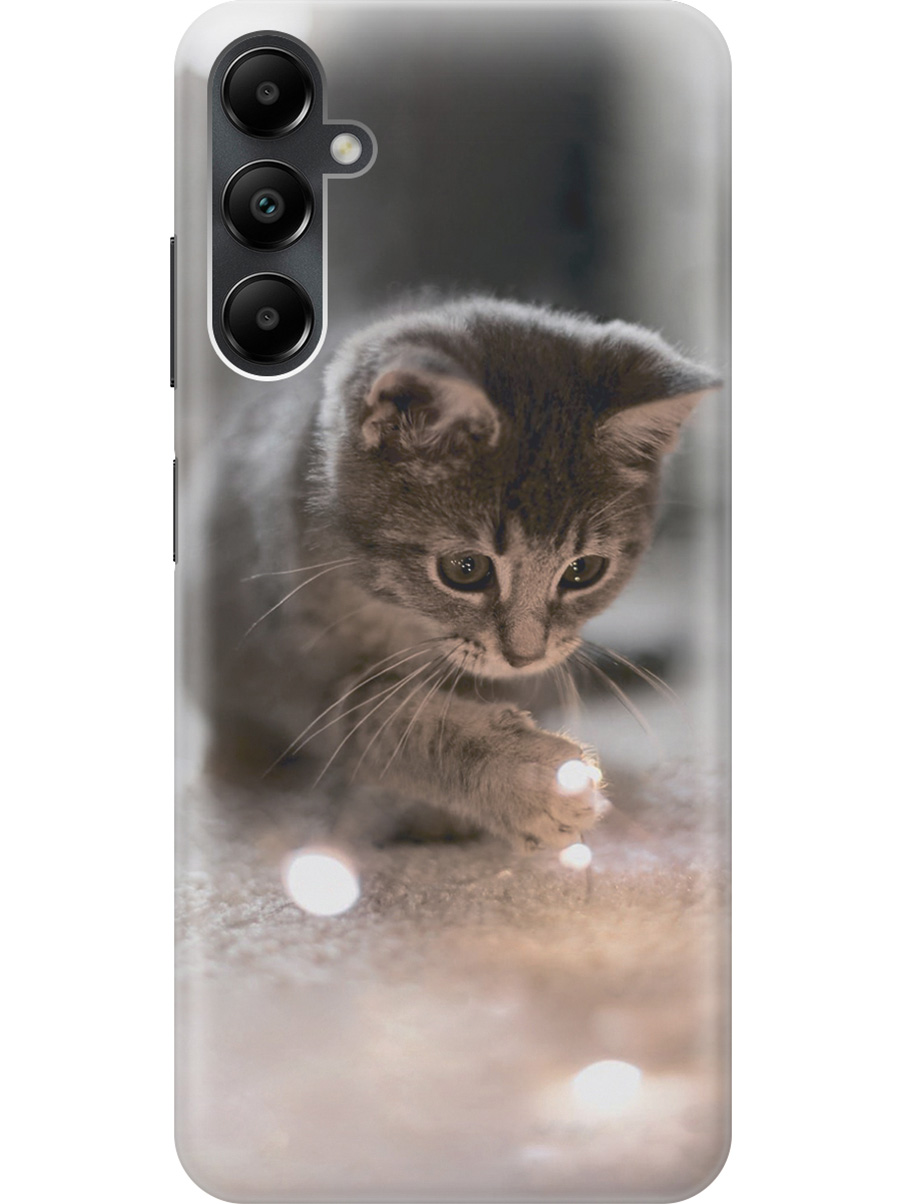 

Силиконовый чехол на Samsung Galaxy A05s "Котенок и свет", Белый;коричневый;серый, 20001456