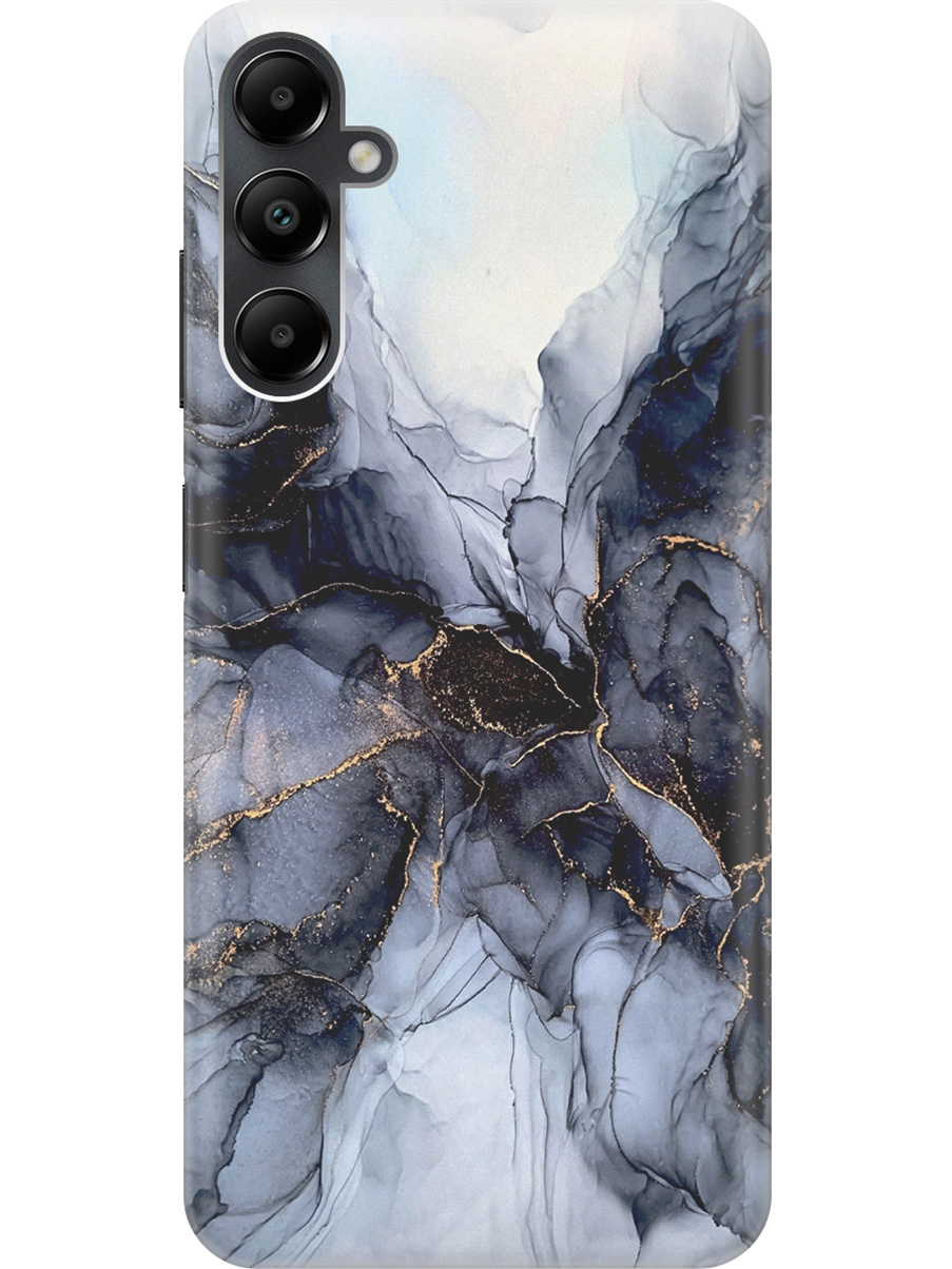

Силиконовый чехол на Samsung Galaxy A05s "Черно-белый мрамор", Белый;черный, 20001456