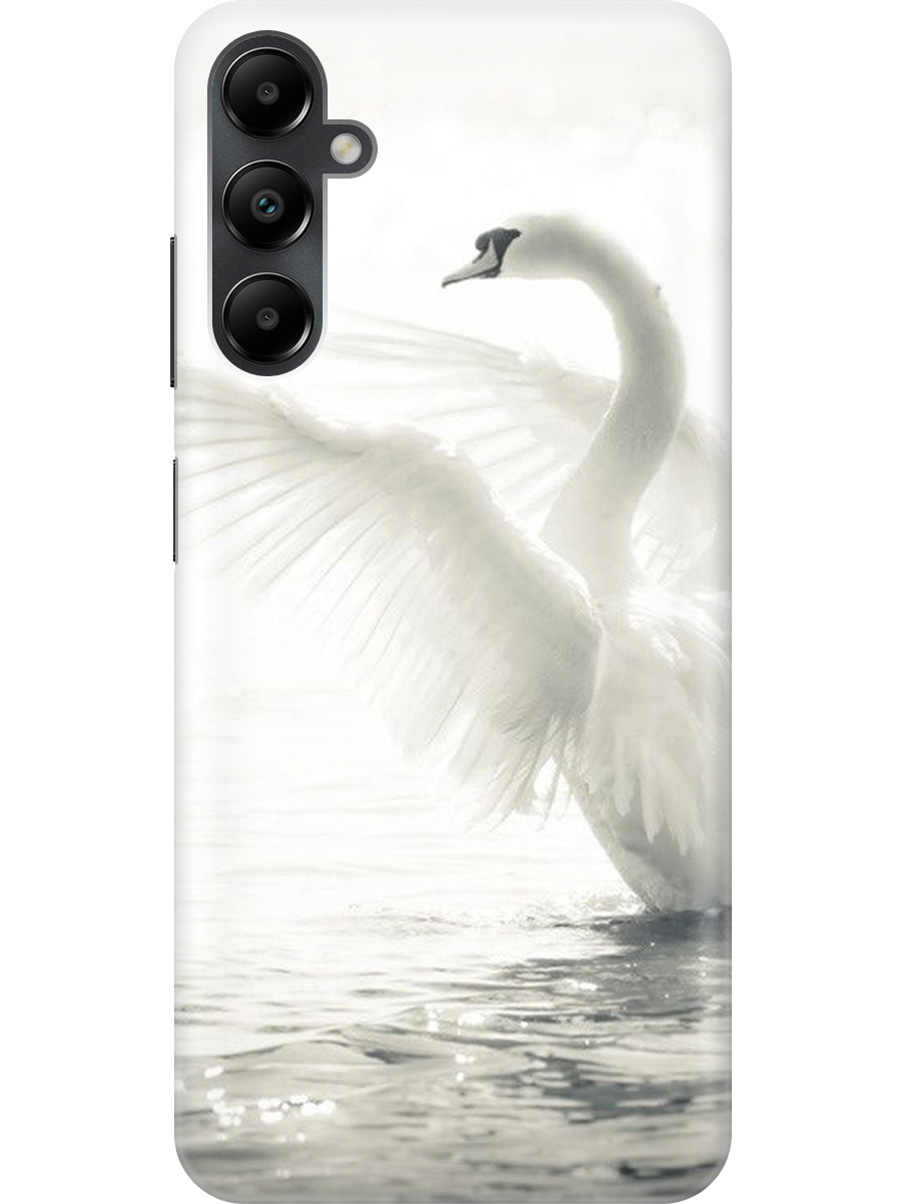 

Силиконовый чехол на Samsung Galaxy A05s "Лебедь", Белый, 20001456