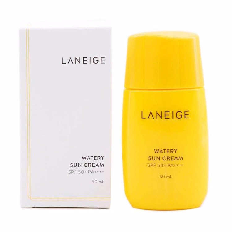 фото Солнцезащитный крем laneige watery sun cream spf50+ pa++++ 50мл