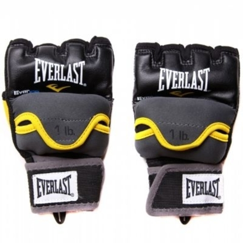 фото Перчатки гелевые everlast с утяжелителем 1кг l/xl