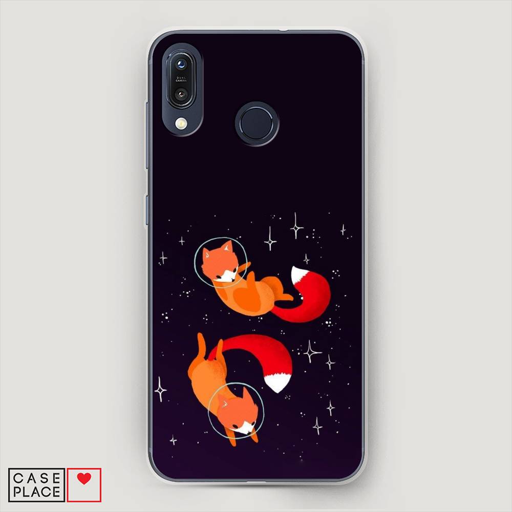 

Чехол Awog на ASUS ZenFone Max M1 ZB555KL "Лисы космонавты", Оранжевый, 43250-4