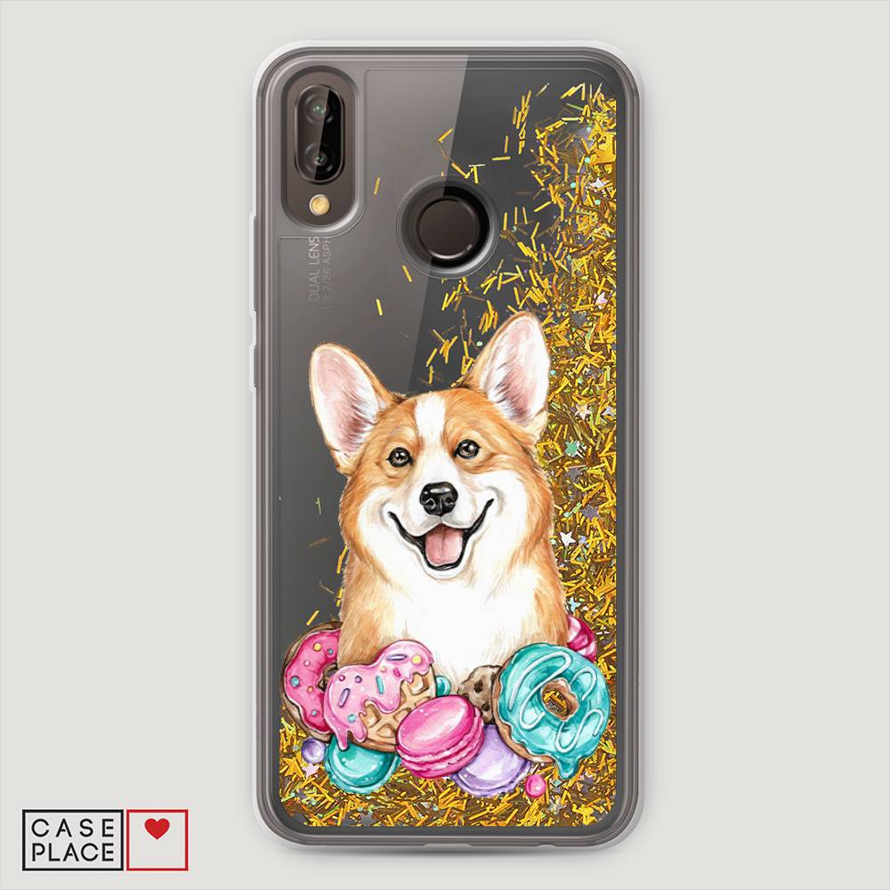 

Чехол Awog "Корги и сладости" для Huawei Nova 3E, 65690-1